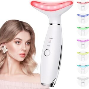 Led Electric Facial Massager, Vibrating Facial Massager with Thermals